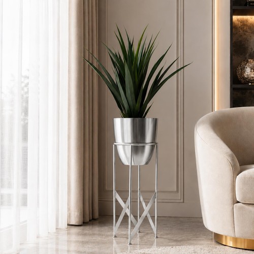 Metal plant pot planter - planter, 90cm