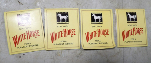 Vintage white horse - 4, scotch