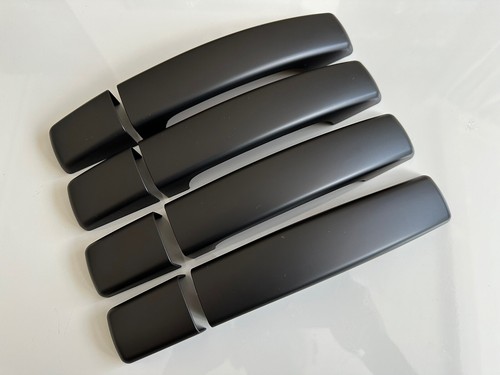Matt black door - handle, covers