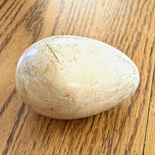 Polished stone egg - polished,