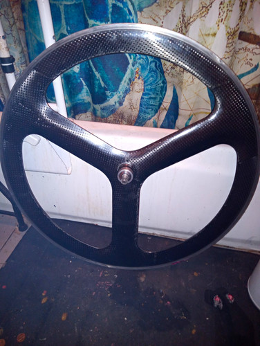 Tri spoke rear wheel not - rear, a