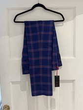 Mens Tartan Trousers W32 L32 -