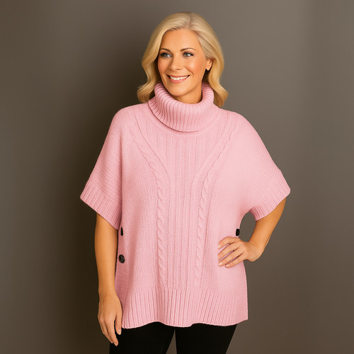 Chunky knit polo - chunky,