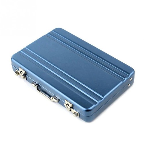 Mini aluminum briefcase - aluminum,