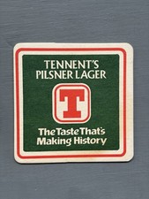 Tennents Pilsner Beer Mat