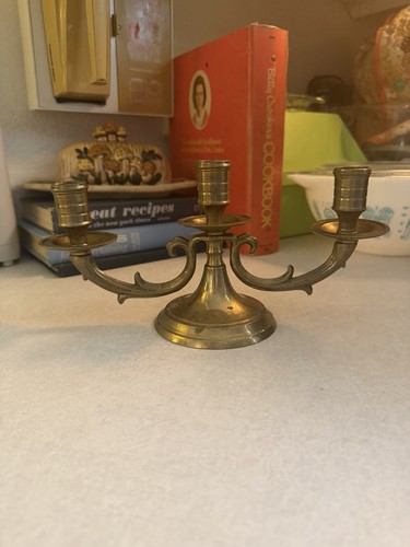 Brass candelabra arm - brass, 3