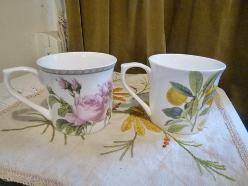 Two lovely small mugs - lovely,