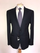 EMPORIO ARMANI G Line - Slim Fit DARK BLUE WOOL SUIT - 42 Reg - W36 L36 - BNWT