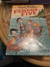 Enid Blyton Famous Five 5 Books of Adventures Box Set-(As New-Sealed-See Photos)