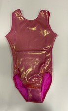 New Girls Gymnastic Darcy Leotard Size 28 CME