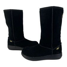 Rocket Dog Sugar Daddy Mid-Calf Women's Winter Fleece Black Boots Used | UK 4