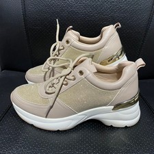 New Look Metallic Trim Wedge