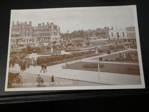 Postcard sunken gardens and - postcard,