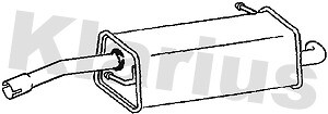 Klarius box with tail - , pipe