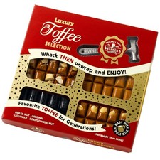 Walker's Nonsuch Luxury Toffee Selection with Hammer 400g Gift For Toffee lover