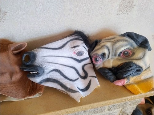 Latex full head animal - full,