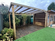 Wooden Pergola With