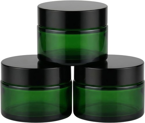 3pcs empty green - 3pcs, glass