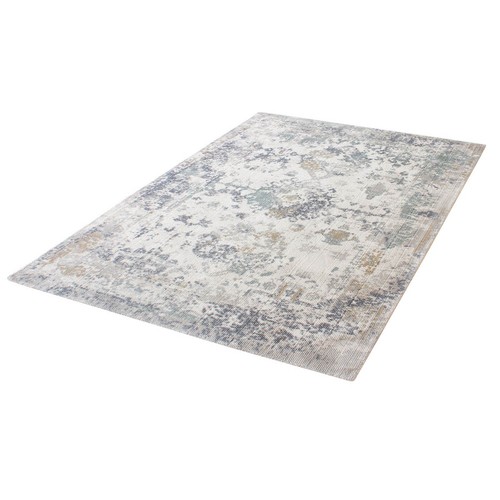 Traditional rug blue - blue, cream