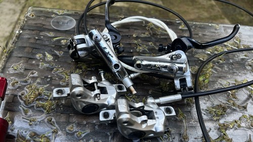 Shimano brake set silver - shimano,