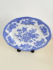 Unicorn Serving Platter Oval English Tableware Asiatic Pheasants Blue 11.5”