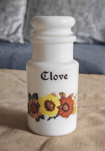 Vintage milk glass apothecary - vintage,