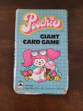 1983 Mattel Poochie Giant Card Game Vintage