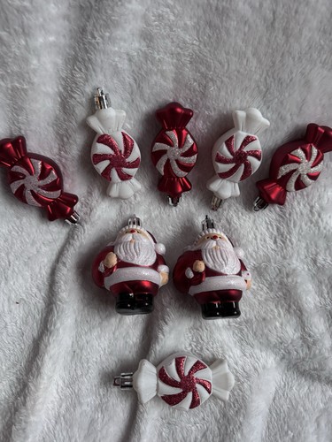 Sweets santas plastic - &,
