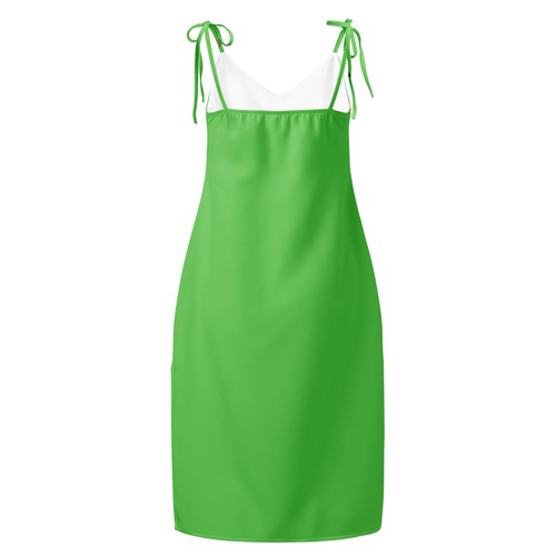 Tie strap midi dress - midi,