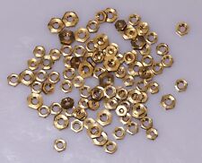 100 BRASS CLOCK NUTS ASSORTED