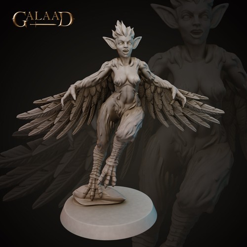 Harpy monster galaad - -,