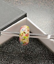 Original Trollbead White Opaque Multi Toned Trollstone