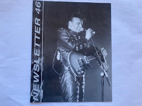 Gary numan newsletter - newsletter, 46