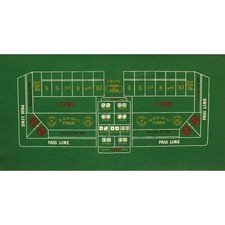 Craps Felt Layout - 36" x 72"