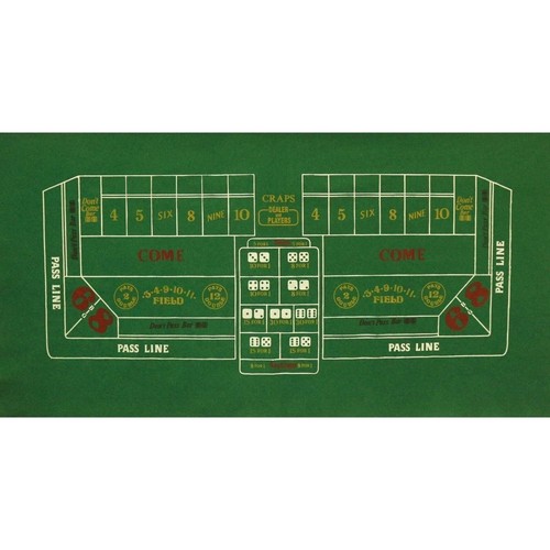 Craps felt layout x - felt,