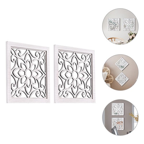 Pcs rustic wall mirror - wall,