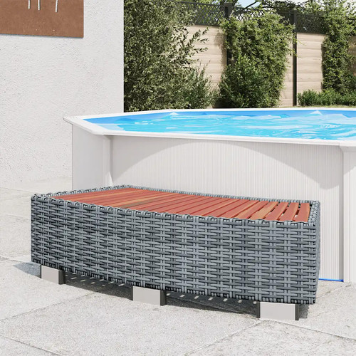 Walplus spa step grey poly - spa,