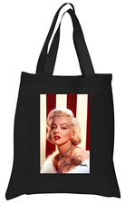 Celebrities Black Cotton Tote