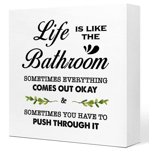 Life like the bathroom - is,