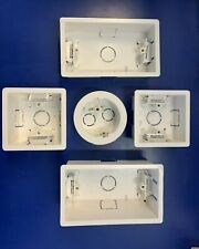 Dry Lining Back Box Socket Switch Single Double 1Gang 2Gang & Round Circular