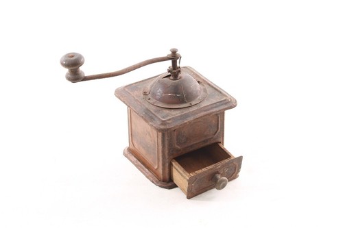 Old coffee grinder decor - old,