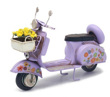 Purple Lambretta Scooter Model