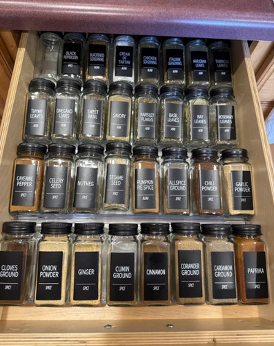 Pcs glass spice jars 4oz - glass, jars,4oz