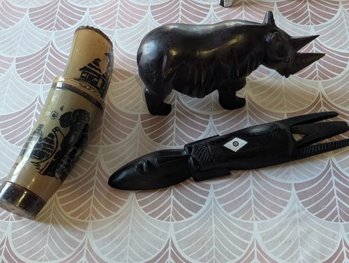 Lot african rhino figure - lot,