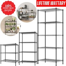 Garage Shelves Shelving 3~5 Tier Metal Racking Boltless Heavy Duty Storage Shelf