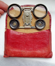 ANTIQUE FOLDING OPERA GLASSES RETAILED BY EDWARDS & SONS REGENT STREET LONDON