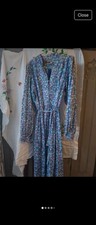 Stunning Origin Liberty full sleeve ,belt, fit and flare dress 16