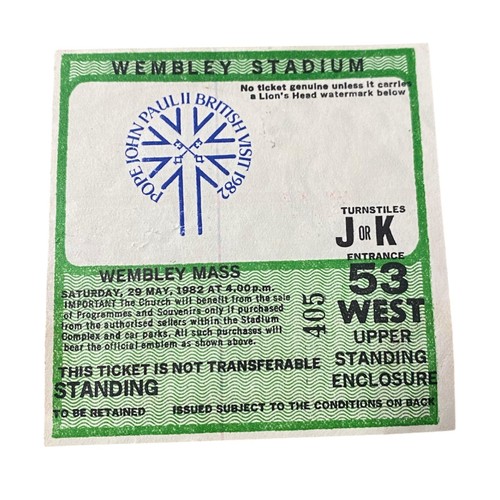 Pope john paul wembley - john,