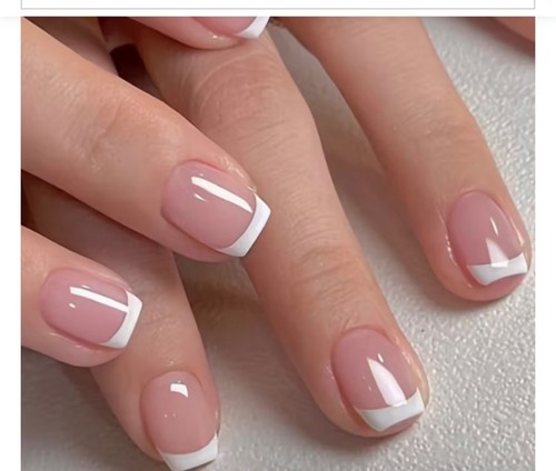 24pcs luxurious glossy short - luxurious,