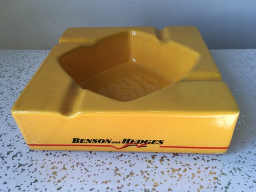 Benson hedges yellow ceramic - hedges,